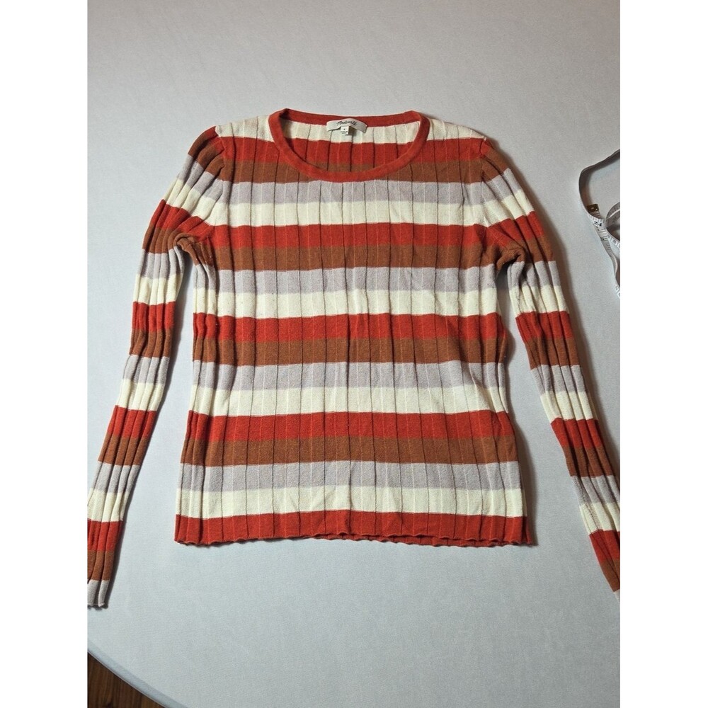 Madewell Ribbed Striped Sweater Size S